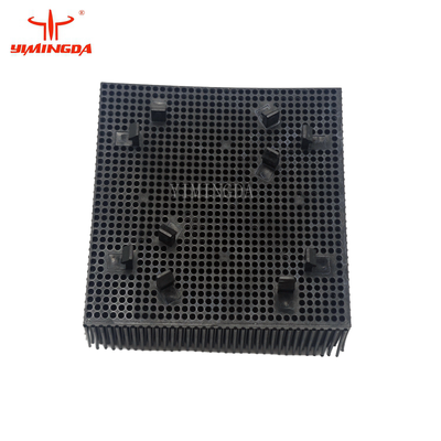 Siyah renk Nylon Fırça 99 * 99 * 39mm Otomatik Kesici Kıl, Investronica Kesici için