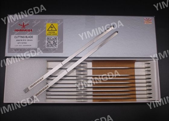 Gerber GT3250 / S3200 Kesici için PN73387000 Yüksek Hızlı Çelik Bıçak 202 x 6,33 x 2,12 mm